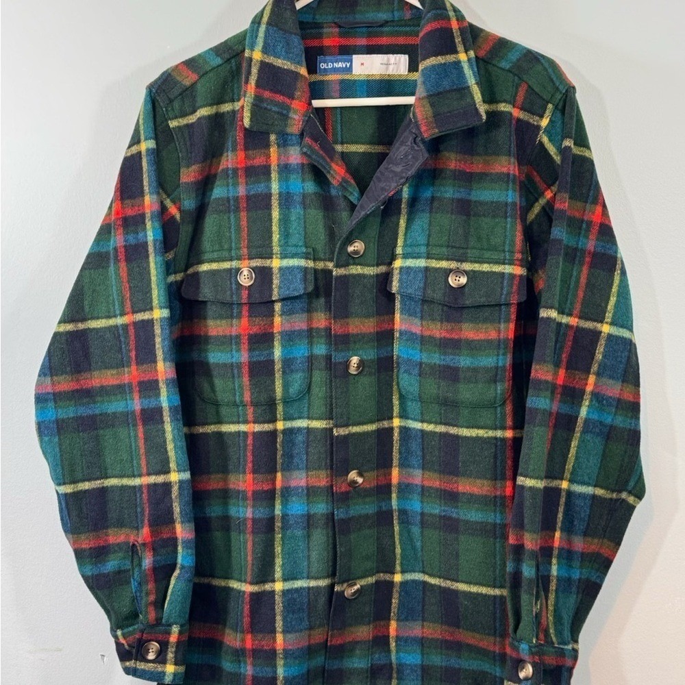 Men's Old Navy Plaid Shacket (Shirt Jacket) Size Medium